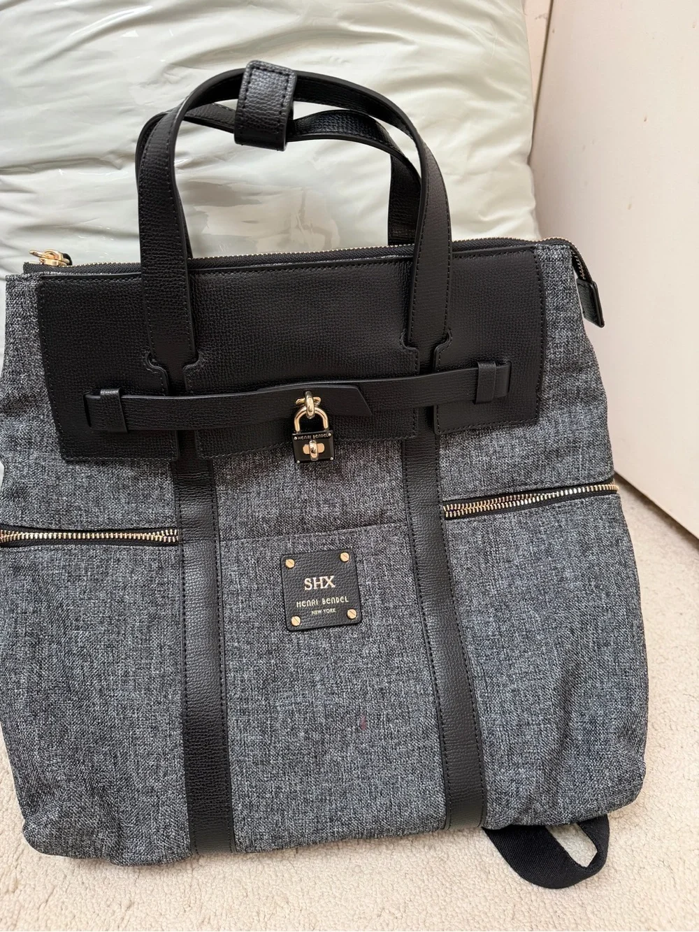 Henri Bendel Jetsetter 3 way convertible Backpack